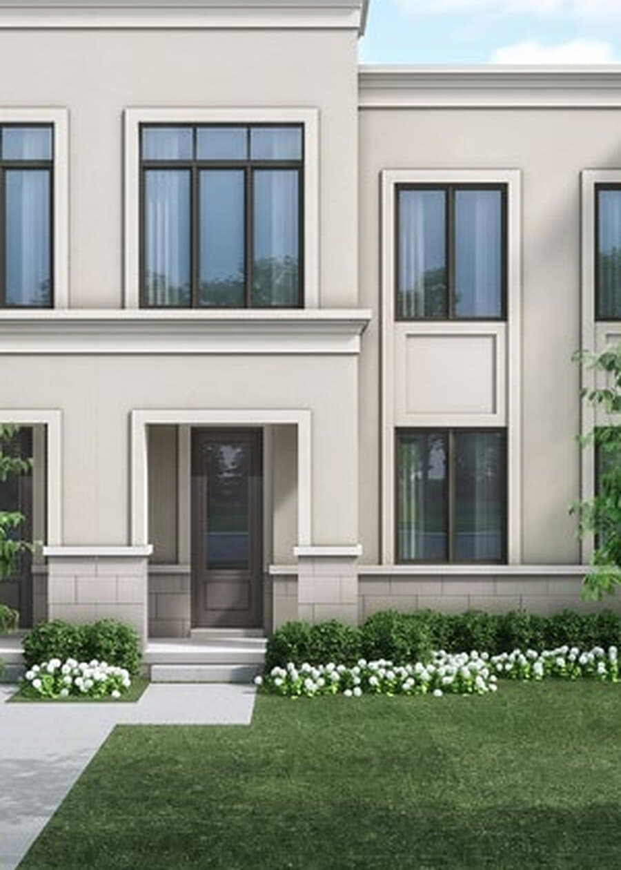 The M1 Collection — front elevation B rendering
