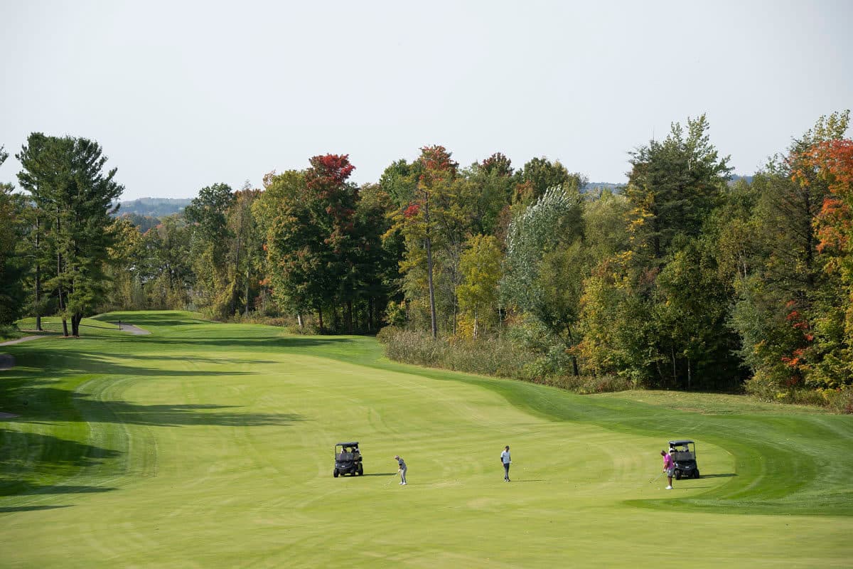 A fairway at Magna Golf Club, adjacent to the Montara community